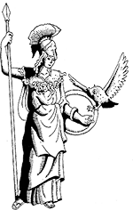 ����R�]Athena�^���̮R�ˡ]Minerva�^